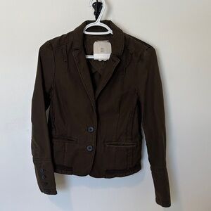 Anthropologie Dark Green Women's Blazer